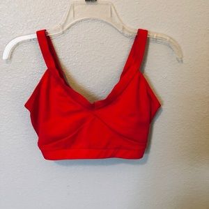 Red Sports Bra